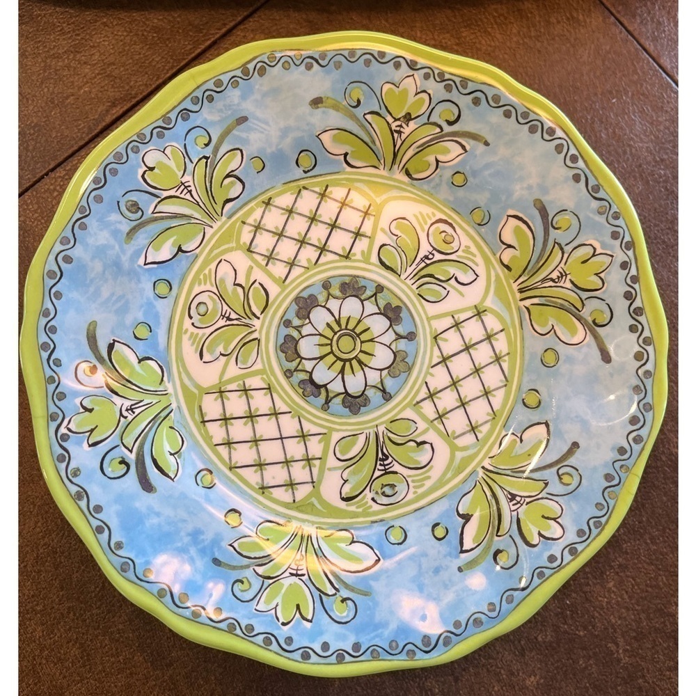 LeCandeaux Melamine Salad/Desert Plates Set of 8